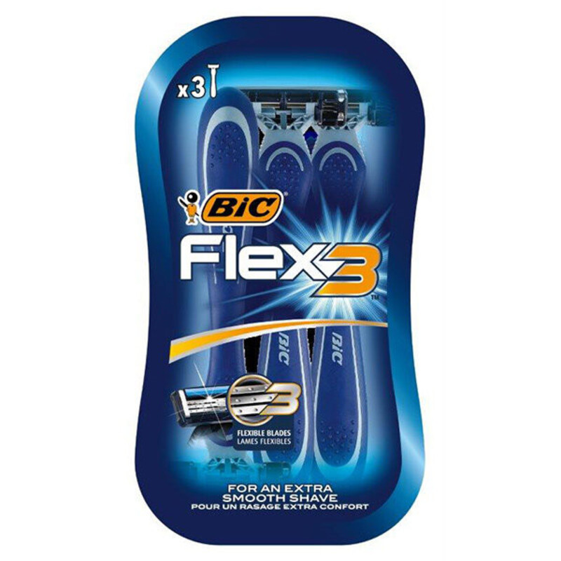 خود تراش بیک مدل Flex 3 بسته 3 عددی 

