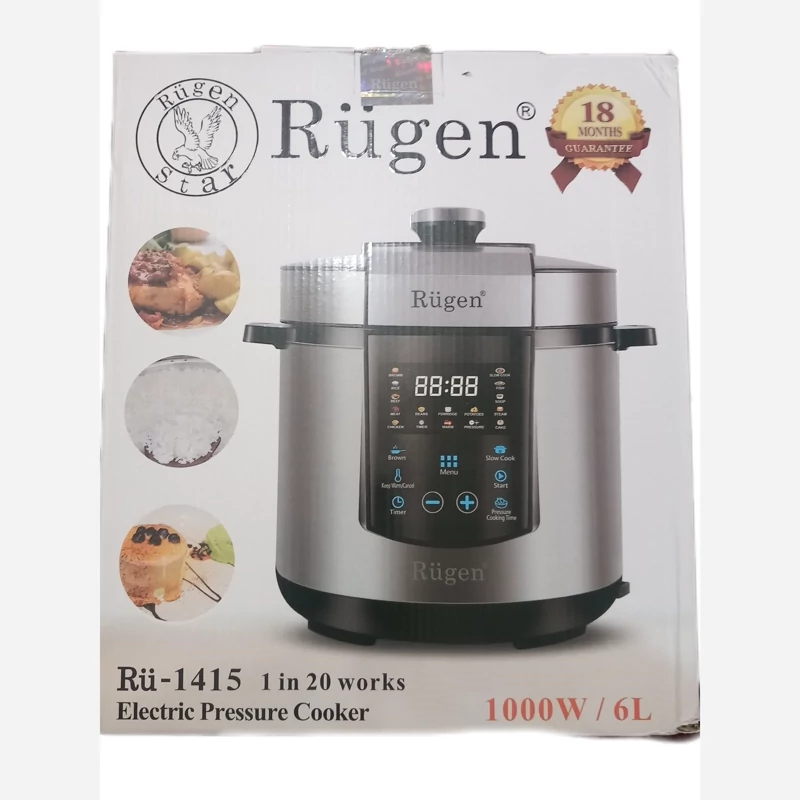 زودپز و پلوپز روگن مدل RU-1415 دارای18ماه گارانتی و ضمانت نامه فروشگاه