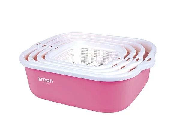 ست آبکش و کاسه لیمون مدل نسیم کد 7026