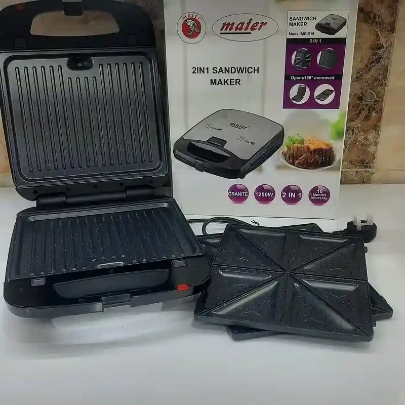 ساندویچ ساز دوکاره مایر مدل MR-519 + نمایندگی مایر