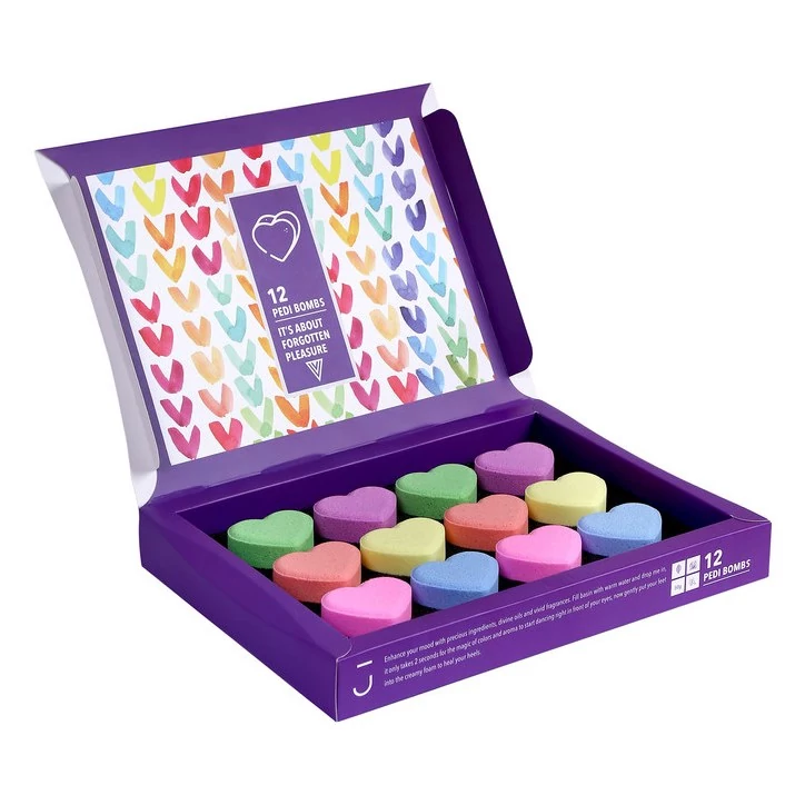 کوکتل پدیکور ژبن پلاس مدل Heart وزن 600 گرم بسته 12 عددی