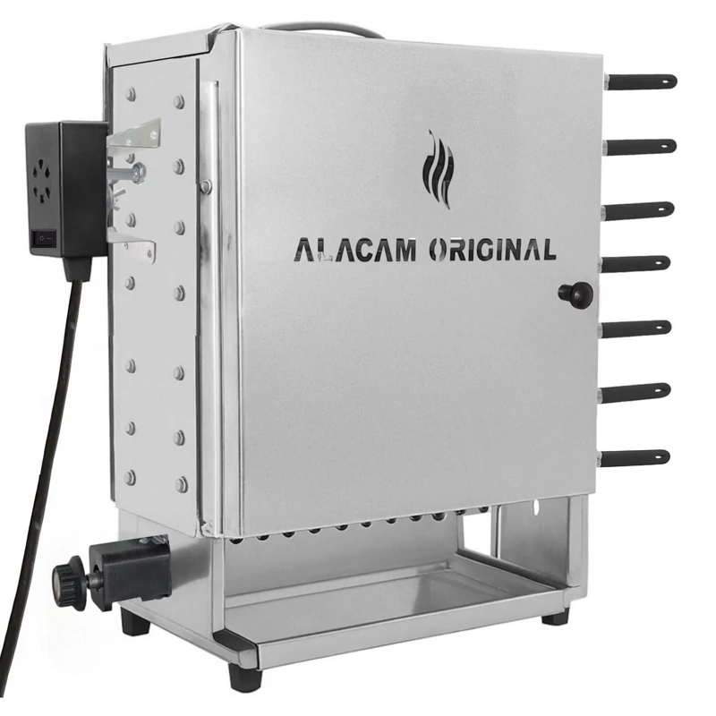 کباب پز ایستاده آلاجام مدل 14 سیخ موتور دار (پس کرایه)