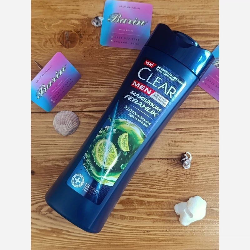 شامپو ضد شوره کلیر ترکیه ،مخصوص موهای چرب ،اورجینال ،مدل زغالی، ارسال رایگان به تبریز