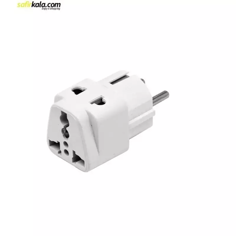 دوشاخه برق سیار پشت مربعی