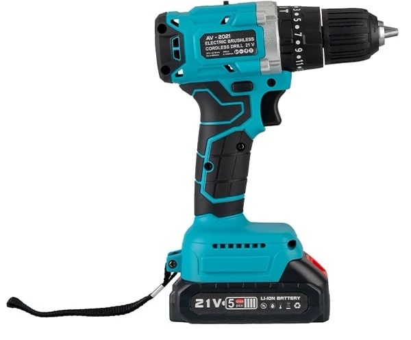 دریل شارژی چکشی آلور براشلس 21 ولت مدل AV-2021