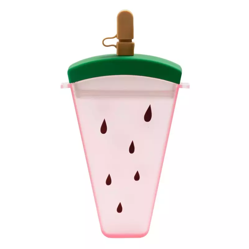 قمقمه فانتزی نی دار طرح بستنی همراه با بند رودوشی قمقمه آب قمقمه کودک قمقمه طرح بستنی قمقمه نی دار 