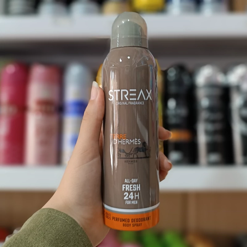 اسپری بدن استریکس مدل تق هرمس حجم 200 میل