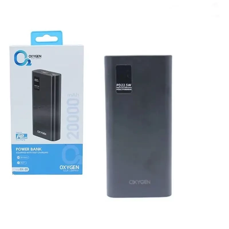 پاوربانک اکسیژن مدل OX-20 با ظرفیت 20000mAh