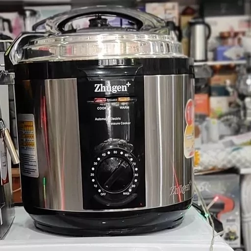 زودپز برقی و مولتی کوکر 6 لیتر ژوگن +Zhugen مدل 2024 (پس کرایه)