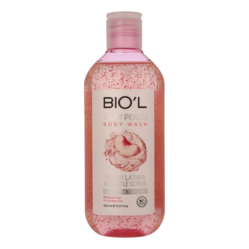 شامپو بدن اسکراب دار ژلی رایحه هلو بیول