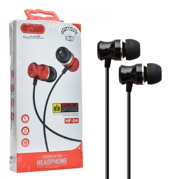 هندزفری سیم دار جی فوز (GFUZ) مدل HF-04 ( رنگ مشکی)