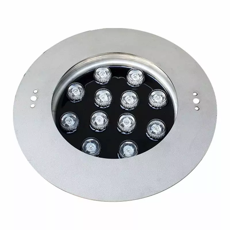 چراغ استخری روکار فلت استیل 36 وات فول کالر RGB