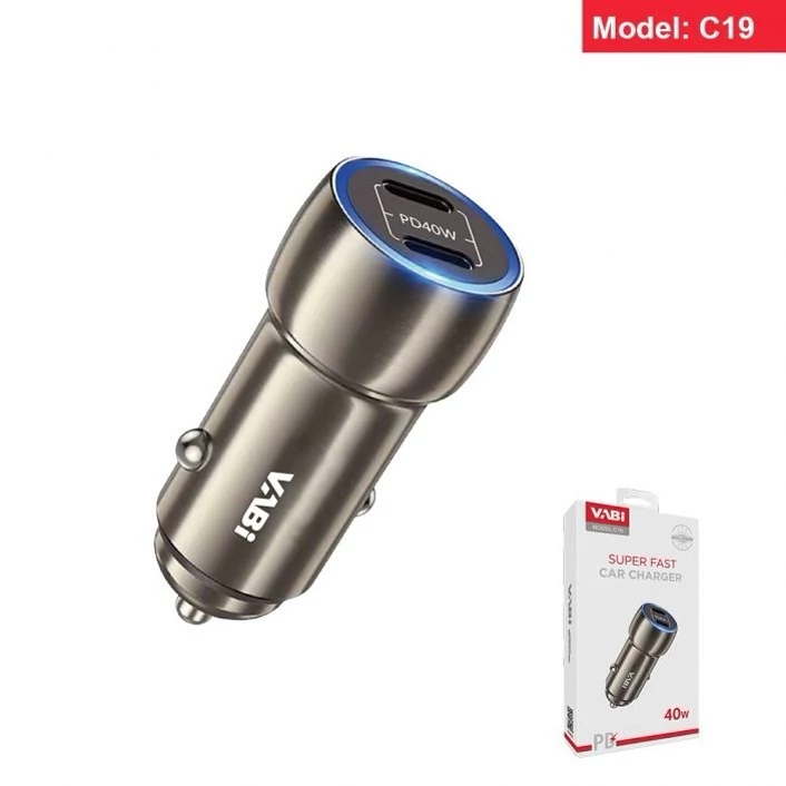 شارژر فندکی وابی مدل VABI C19