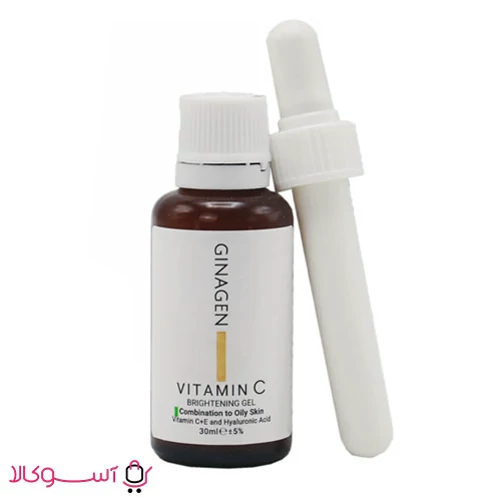 ژل  سرم ویتامین سی ژیناژن مناسب پوست چرب حجم 30ml