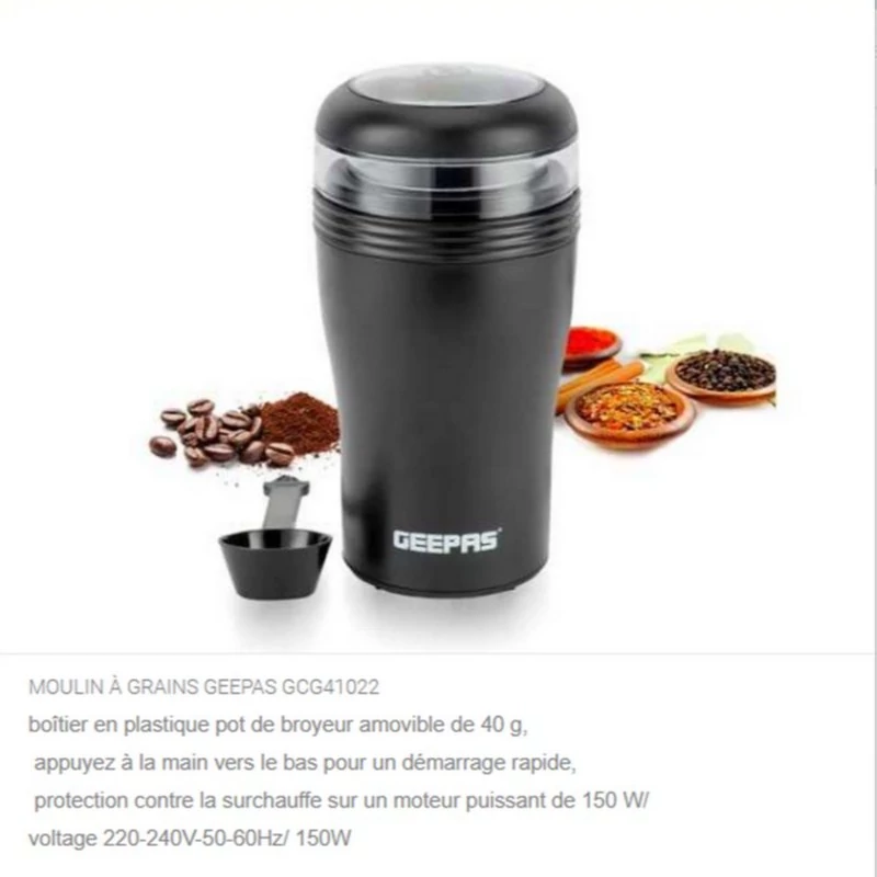 آسیاب قهوه جیپاس مدل GCG41022