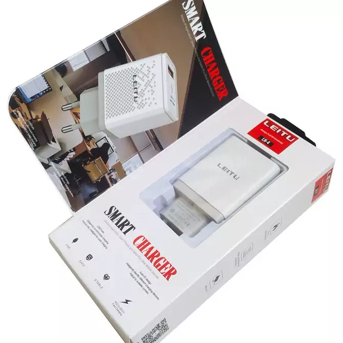 شارژر دیواری لیتو مدل Lh-4 به همراه کابل تبدیل USB-C