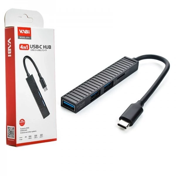 هاب 4 پورت و رابط تایپ سی وابی VABi مدل OT11