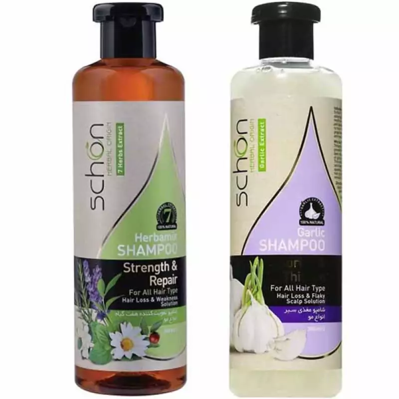 شامپو تقویت کننده سیر مناسب انواع مو شون