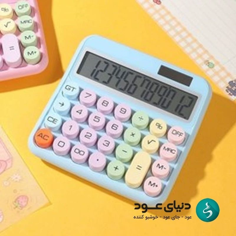 ماشین حساب فانتزی پینترستی نوری و قلمی