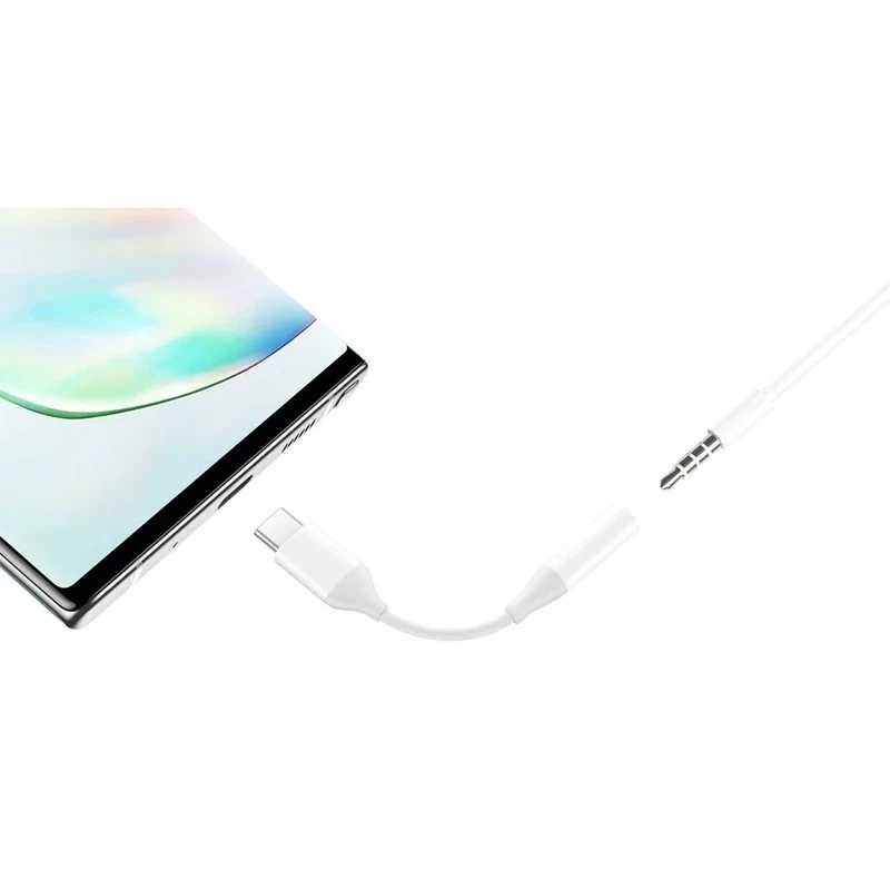 کابل تبدیل USB-C به جک 3.5 میلیمتری مدل HEADSET SM طول 0.19 متر 

