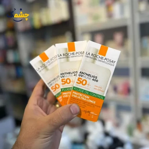 ضد آفتاب لاروش پوزای مدل Invisible Fluid با +SPF 50