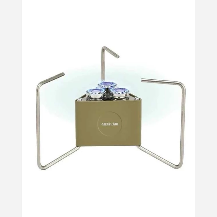 اجاق گاز کمپینگ تاشو سه شعله گرین لاین Green Lion مدل 3Burner Foldable Camping Stove