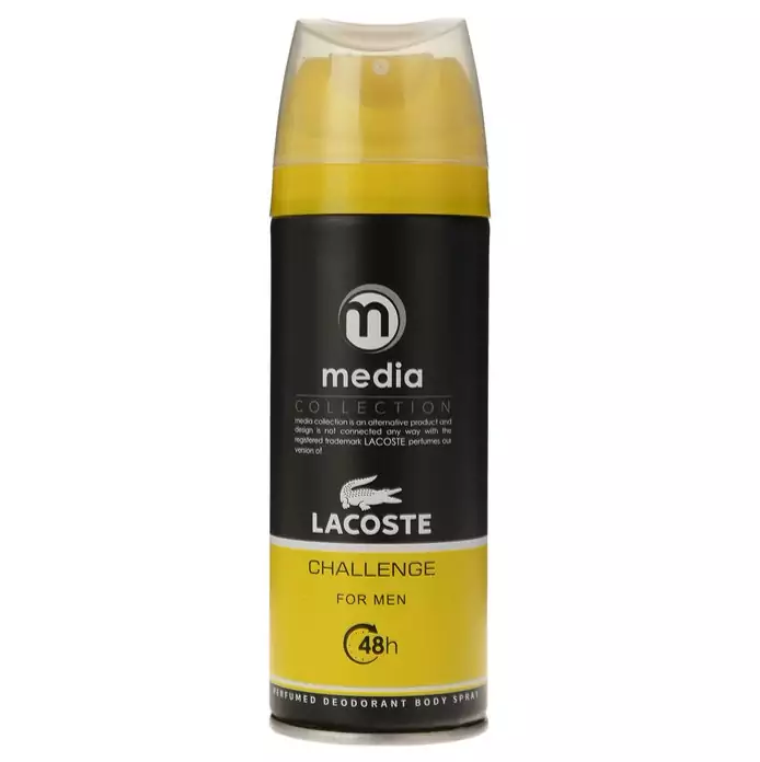 اسپری بدن مردانه مدیا مدل چلنج حجم 200 میلی لیتر