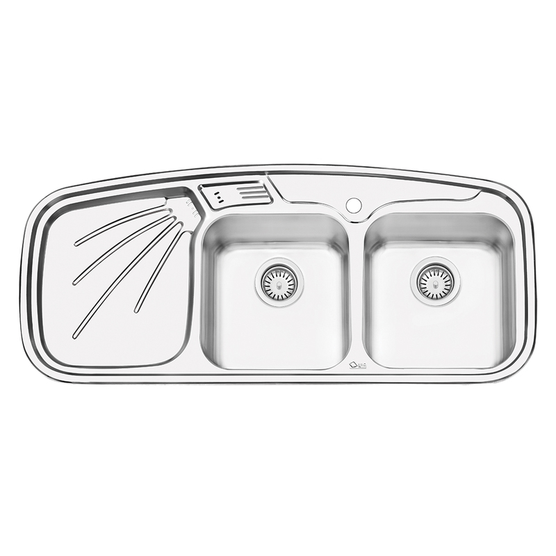 سینک ظرفشویی ایلیا استیل مدل 4013 نیمه فانتزی (پس کرایه)