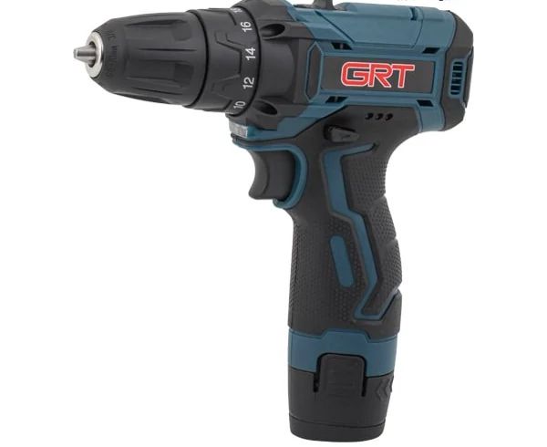 دریل پیچ گوشتی شارژی جی آر تی 12 ولت مدل G2010 تک باتری