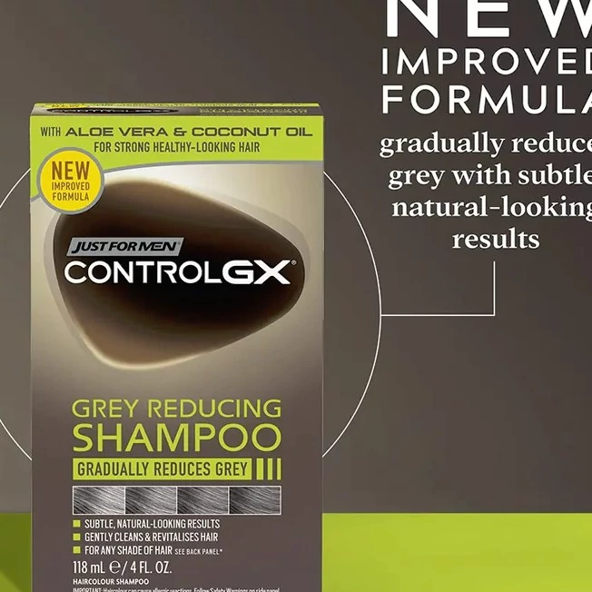 شامپو رفع سفیدی مو جاست فورمن مدل کنترل جی ایکس 118 میل Just For Men Control GX
با ضمانت اصالت