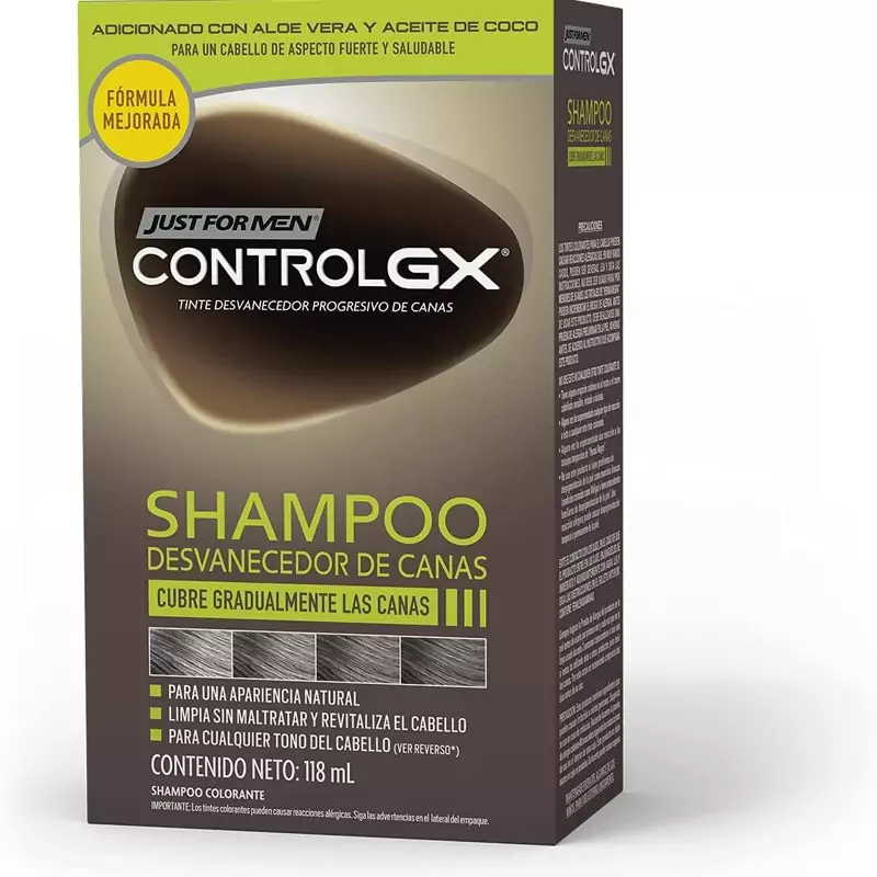 شامپو رفع تدریجی سفیدی مو جاست فورمن مدل ControlGX