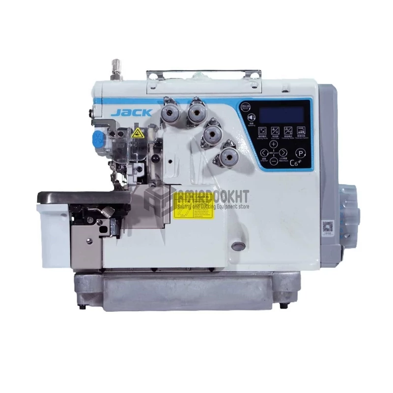 چرخ خیاطی سردوز زیگزال پنج نخ جک هوش مصنوعی مدل C6-5 آکبند (پس کرایه)