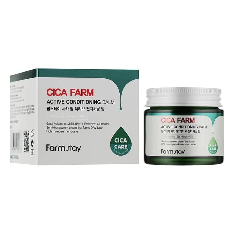 کرم مرطوب کننده فارم استی مدل Cica Active وزن 80 گرم