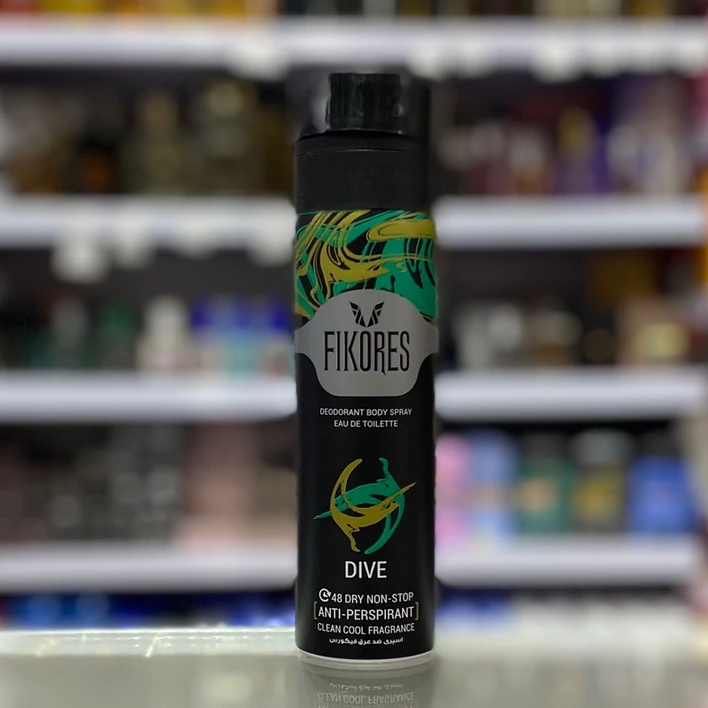 اسپری ضد تعریق مردانه فیکورس مدل Dive حجم 150 میلی لیتر