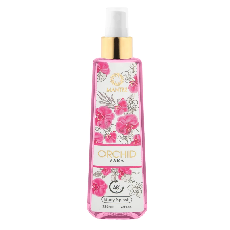 بادی اسپلش زنانه مانتره مدل Zara Orchid حجم 225 میلی لیتر