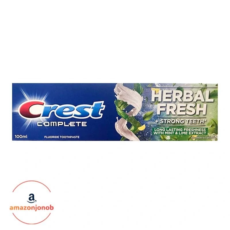 خمیر دندان کرست کامپلیت مدل HERBAL FRESH حجم 100 میل