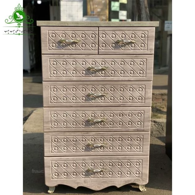 دراور 7 کشو درب وکیوم پایه دار (پس کرایه)