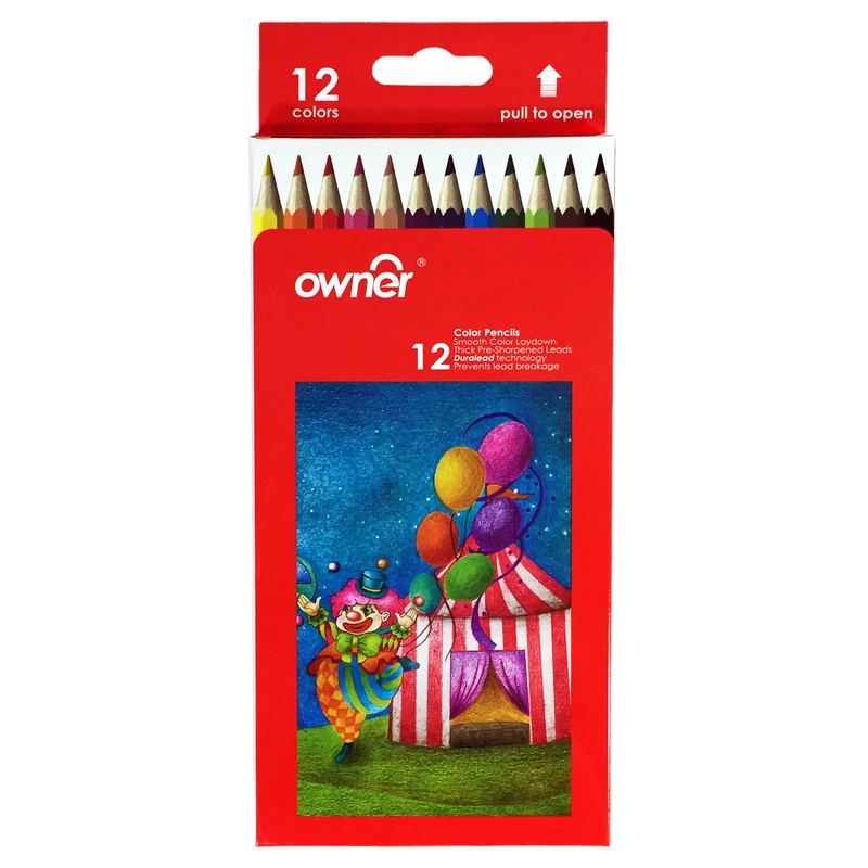 مداد رنگی 12 رنگ owner