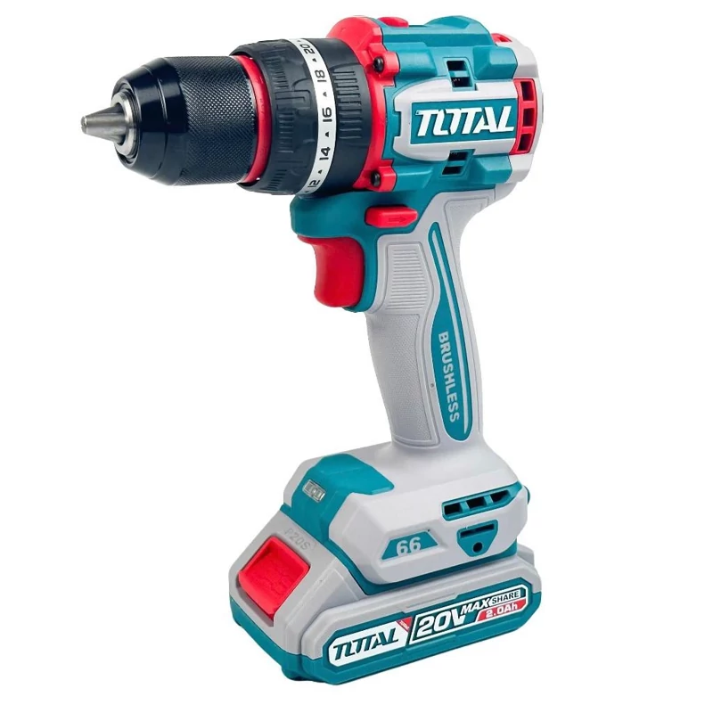 دریل شارژی توتال 20 ولت اصلی مدل TDLI20668