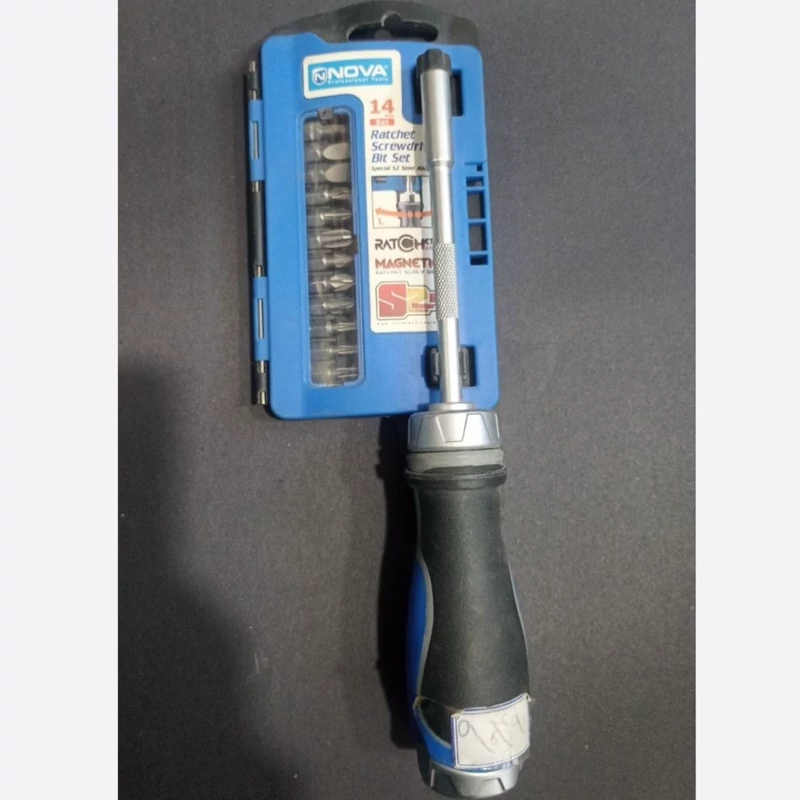 پیچ گوشتی جغجغه ای 14 عددی نووا