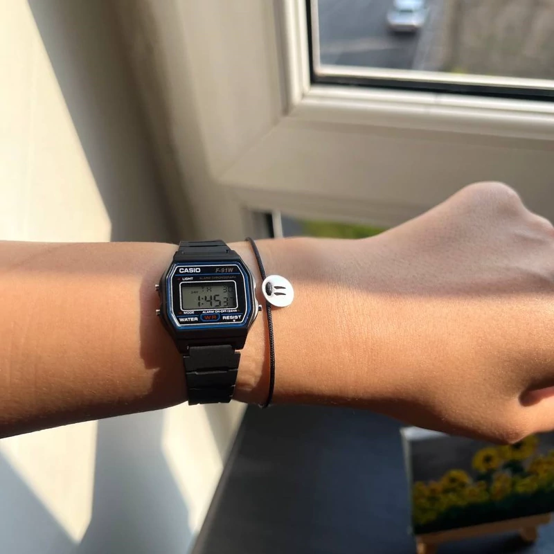 ساعت کاسیو casio زنانه مشکی مدل F91w