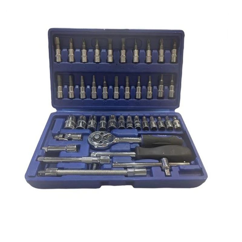 مجموعه46عددی آچار بکس  باس(ارسال رایگان )