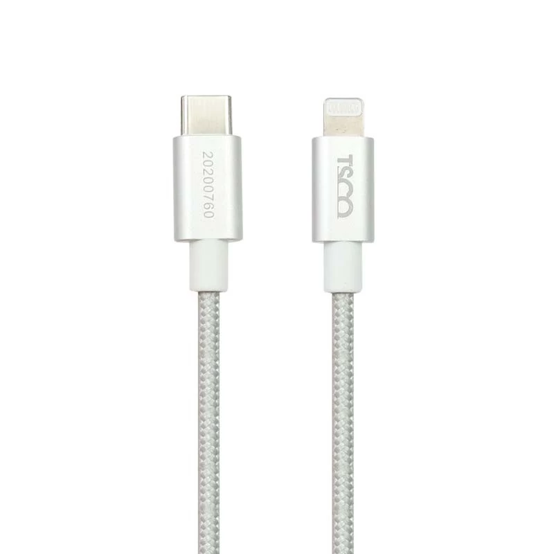 کابل تبدیل USB-C به لایتنینگ تسکو مدل TC PD 200 طول 1.5 متر
