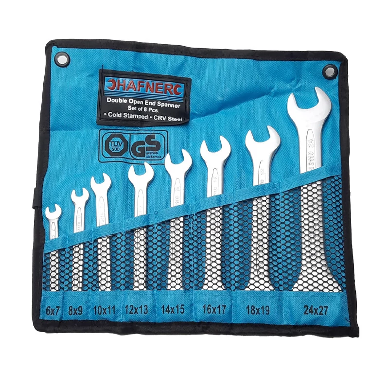 آچار دو سر تخت هافنر مدل 27-6 مجموعه 8 عددی جنس صنعتی