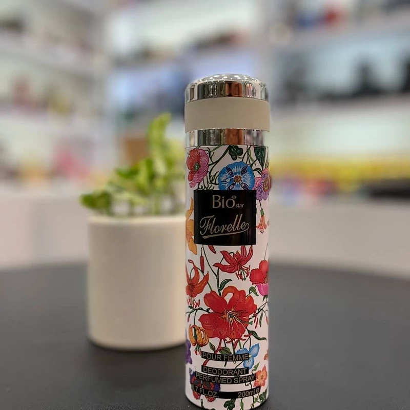اسپری خوشبو کننده بدن بانوان بیو استار رایحه فلورل حجم 200 میلی لیتر