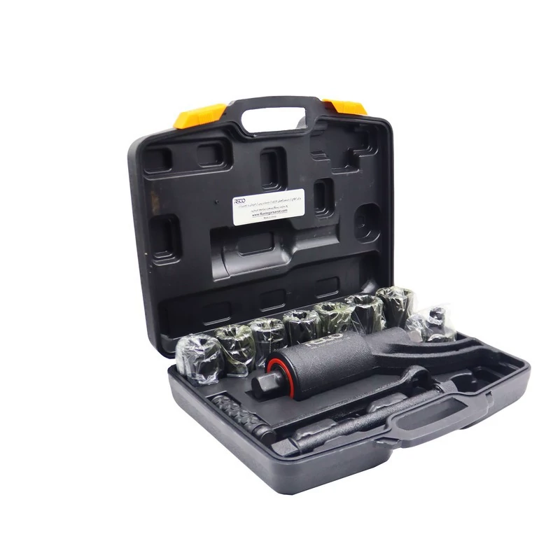 آچار چرخ گیربکسی رسکو مدل تک سرعته کد YP-TE25 مجموعه 10 عددی