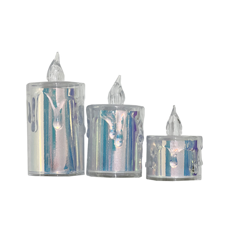 شمع ال ای دی مدل اکلیلی یونیکورن مجموعه 3 عددیمدل 1