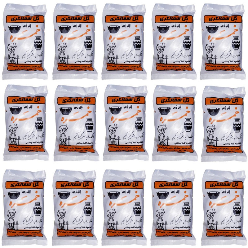 گل سفالگری مدل ALEX کد 251 مجموعه 15 عددی