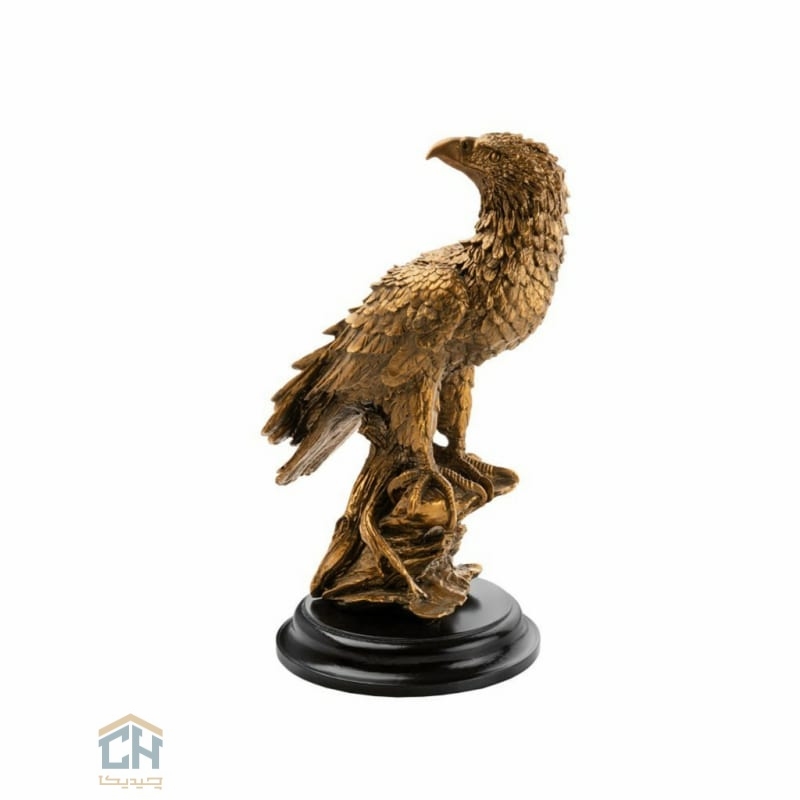 مجسمه عقاب گلدکیش طرح برنز مدل 7004