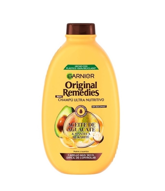شامپو سر گارنیر حاوی آووکادو و روغن شی باتر برای مو های خشک حجم 600میل GARNIER